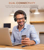 Picture of (Upgraded Version) Wireless Headset, Bluetooth Headset with Noise Cancelling Microphone, Best Headset with Mic Mute & USB Dongle for PC/Computer/Laptop/Cell Phones/Remote Work/Call Center