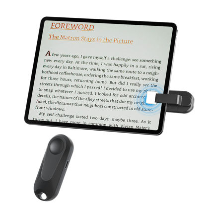 Picture of Tiny Silicone Cap Accessory for Fire HD 10 Tablet Page Turner Compatible with Locthal Remote Page Turner and Most Other Page Turner Cliker