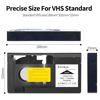 Picture of GESHUPOR VHS-C Cassette Adapter Compatible with VHS-C SVHS Camcorders JVC RCA Panasonic Motorized VHS Cassette Converter -(Not Compatible with 8mm / MiniDV / Hi8)