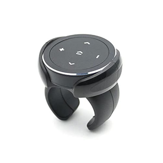 Picture of YuYue Electronic Wireless Bluetooth Media Button Remote Selfie Control Car Motorcycle Steering Wheel Music for iPhone or Android with Mount