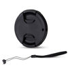 Picture of JJC 52mm Front Lens Cap Cover + Elastic Anti-Loss Cap Keeper Leash for Fujifilm X-M5 X-T30 II XT30 X-T20 XT20 X-S20 XS20 X-A5 X-A7 X-T200 with XC 15-45mm f/3.5-5.6 Kit Lens & More 52mm Thread Lenses