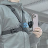 Picture of Rugvis Phone Chest Mount Harness Strap Cell Phone Holder Mount for Video Recording Bike/Kayak/Fishing/Skateboard POV/VLOG for iPhone 16/15/14/13 Pro Max, Samsung and More