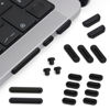 Picture of ProElife 21 Pcs Anti Dust Dirt Plug Cups Set for 2024-2021 MacBook Pro 14.2 inch 16.2 inch M4 M3 M2 M1 Pro/Max (A3112/A3185/A3401/A3186/A3403) Accessory Silicone Anti Dirt Protective Cover (Black)