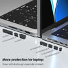 Picture of ProElife 21 Pcs Anti Dust Dirt Plug Cups Set for 2024-2021 MacBook Pro 14.2 inch 16.2 inch M4 M3 M2 M1 Pro/Max (A3112/A3185/A3401/A3186/A3403) Accessory Silicone Anti Dirt Protective Cover (Black)