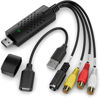 Picture of VIXLW Video Capture Card, RCA to USB Video Capture Device, USB 2.0 VHS to Digital Converter, VCR to Video Converter, Convert VCR to Digital from VCR VHS Mini DV Hi8 DVD for MAC/PC