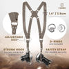 Picture of C Coiro Camera Harness for 2 Cameras - Dual Shoulder Leather Camera Strap - Double Camera Harness for DSLR/SLR, Camera Straps for Photographers of All Levels, Standard Straps/Color Grey