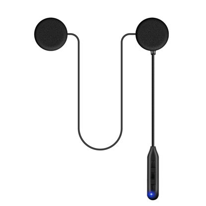 Picture of ELIKIDSTO Motorcycle Helmet Bluetooth Headset with HiFi Stereo Sound,Large Battery,Bluetooth Helmet Speakers with Calls Answer Automatically,Voice Assistant,IPX7 Waterproof,Easy to Install