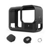 Picture of Silicone Case Suitable for GoPro Hero 13 Black, Silicone Rubber Soft Case Protector Cover with Lens Cover Cap Lanyard Accessories Bundle Kit for Hero 13 Black Action Camera (Black)