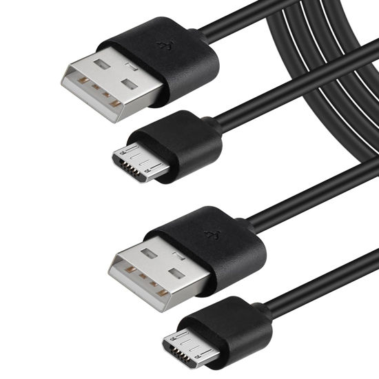Picture of Smays 2-Pack Charging Cord for Old Kindle, Paperwhite, Oasis, Fire Tablet (2019 Version and Older), Replacement Charger Cable