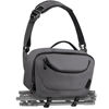 Picture of TAAOKA Camera Sling Bag,Travel Waterproof Camera Case with Tripod Holder,DSLR/SLR/Mirrorless Small Camera Bags Crossbody for photographers (Grey)