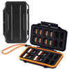 Picture of K&F Concept 36 Slots SD Micro SD Memory Card Case, Water-Resistant SD Card Holder, Anti-Shock Card Carrying Storage Box for 24 Micro SD SDXC SDHC TF Cards and 12 SD SDXC SDHC Cards