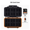 Picture of K&F Concept 36 Slots SD Micro SD Memory Card Case, Water-Resistant SD Card Holder, Anti-Shock Card Carrying Storage Box for 24 Micro SD SDXC SDHC TF Cards and 12 SD SDXC SDHC Cards
