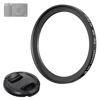 Picture of K&F Concept 42-49mm Filter Adapter Ring for Ricoh GR with 49mm Lens Cap Aluminum Alloy Threaded Filter Lens Adapter Ring for Ricoh GR2 GR3 GR3X for RX100
