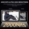 Picture of VILTROX DC-X3 2000Nits Camera Field Monitor Touchscreen with 6 Inch Full HD1920x1080 IPS 4K HDMI/3G-SDI Loop in/Out,3D LUTs Peaking Focus Assist, 160° Super Wide View Angle, Sunshade Hood, Battery