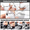 Picture of walrfid 2 Pack Laptop Phone Screen Cleaner Kit, Computer Keyboard Brush Cleaning Spray for iPhone AirPods MacBook iPad, 20-in-1 Electronic Device Tool for Camera Earbud TV Tablet Car Screens, White