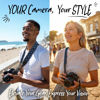 Picture of Art Tribute Camera Strap For Photographers Padded Universal Fit Neck Shoulder & Crossbody Strap Quick Release For DSLR/SLR/Mirrorless Canon Nikon Sony Olympus Compatible Great Gift for Photographers