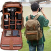 Picture of Tuceng Camera backpack ; Professional UAV Camera bag ;Backpack Large Capacity Photography camera Backpack Canvas backpack camera bag（coffee）