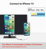Picture of [MFi Certified] USB C to HDMI Adapter for iPhone 16 15 to TV, 4K@60Hz Type-C to HDMI Adapter with 100W Fast Charging Port for iPhone 16/16 Plus/16 Pro/16 Pro Max/15 Pro Max to HDTV Projector Monitor