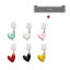 Picture of spansee Heart Shape Dust Plug Charm Compatible with Kindle Paperwhite 2021 Released,Type C/USB C Dust Plug,Set of 6