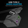 Picture of SABRENT USB to 3.5mm Jack Audio Adapter, USB to Headphone Jack Adapter Sound Card, Upgrade to 24-Bit 96Khz for a deep Sound Quality (AU-UCMA)