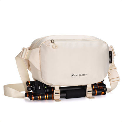 Picture of K&F Concept 2 in 1 Sling Bag Everyday Shoulder Bag & Multifunction Photography Crossbody Camera DSLR Backpack Portable Bag