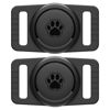 Picture of GOCII for Airtag Dog Collar Holder 2 Pack,Waterproof Dog Collar Holder for Apple AirTag, Silicone Air Tags Case for Dog Collars(Black)