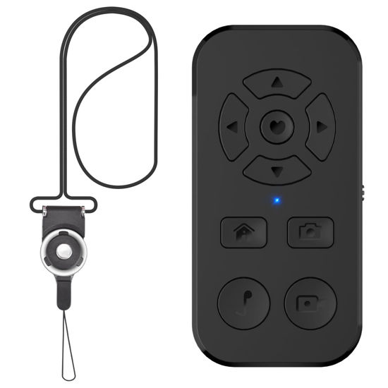 Picture of TikTok Video Scrolling Remote Control for iPhone and Android Smartphones, Cellphone E-Book APP Page Turner, Camera Photo and Video Clicker, Neck Strap Included.