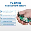 Picture of TV · EARS Replacement Battery Original & Digital Headsets - Reliable Power Source for Your Headsets - Rechargeable Long-Lasting Battery up to 6 Hours on a Full Charge- 1-Pack