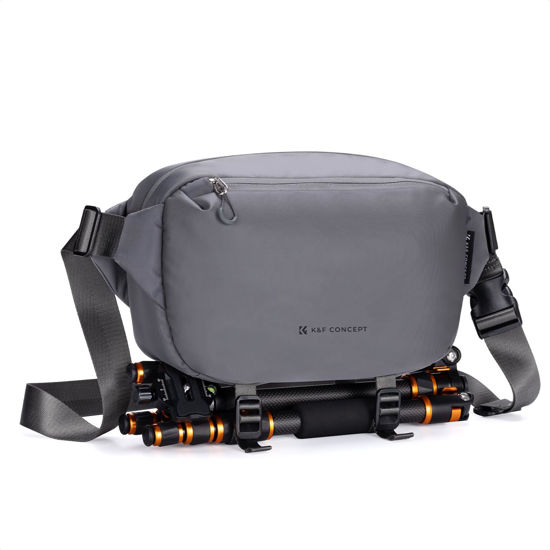 Picture of K&F Concept 2 in 1 Sling Bag Everyday Shoulder Bag & Multifunction Photography Crossbody Camera DSLR Backpack Portable Bag