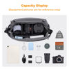 Picture of K&F Concept 2 in 1 Sling Bag Everyday Shoulder Bag & Multifunction Photography Crossbody Camera DSLR Backpack Portable Bag