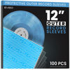 Picture of 100 Vinyl Record Sleeves for Vinyl Records- Crystal Clear Vinyl Sleeves, Record Sleeves Outer Vinyl Protective Sleeves| for 12" LP Albums Vinyl Outer Sleeves, Single & Double LP Archive Quality Covers