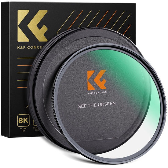 Picture of K&F Concept 43mm MC UV Protection Filter Shockproof Tempered Optical Glass with 28 Multi-Layer Coatings HD/Waterproof/Scratch Resistant for Camera Lens (Nano-X Series)