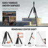 Picture of NEEWER Photography Light Stand, 1.5-6.4ft/47-195cm Aluminum Reversible Studio Lighting Tripod, Portable Phone Video Stand w/ 1/4" Screw for Strobe Light Camera Softbox, 6.6lb/3kg Load, ST195