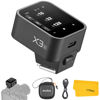 Picture of Godox X3S X3-S TTL Wireless Flash Trigger for Sony Camera, 2.4G Wireless Touchscreen Flash Transmitter, Support TTL Auto/Manual/Multi Flash, Built-in Lithium Battery, High-Definit OLED Screen