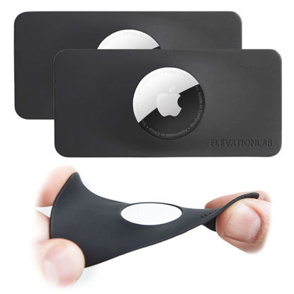 Picture of Elevation Lab TagVault™ AirTag Wallet Holder (2 Pack) - The Thinnest AirTag Wallet Card Insert | Flexible, Stays Hidden, Patent Pending