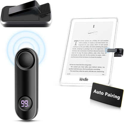 Picture of Page Turner for Kindle Paperwhite, RF Remote Control Clicker Page Turner Kindle Accessories for iPhone,iPad, Android Tablets Reading Novels,Camera Video Record&Shutter Selfie (Black)