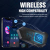 Picture of FEYA Motorcycle Helmet Speakers High Battery Life Helmet Headphone IPX6 Automatic Answer/Call Music Control/Intelligent Noise/Wake up Siri, 2 Different Types of Mic【Compatible with All Helmets】