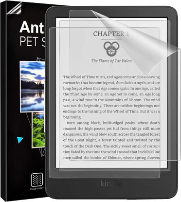 Picture of TiMOVO 3 Pack Anti-Glare Screen Protector Designed for All-New Kindle 11th/10th Generation (6 inch - 2024/2022/2019 Release), Scratch Resistant PET Screen Film Protector, Matte