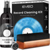 Picture of EVEO Vinyl Record Cleaning Kit - 4in1 Vinyl Record Cleaner Kit for Vinyl Records Albums. Vinyl Cleaner Includes XL Record Brush, Cleaning Liquid (4oz), Duster & Stylus Cleaning Gel - Archival Standard
