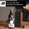 Picture of EVEO Vinyl Record Cleaning Kit - 4in1 Vinyl Record Cleaner Kit for Vinyl Records Albums. Vinyl Cleaner Includes XL Record Brush, Cleaning Liquid (4oz), Duster & Stylus Cleaning Gel - Archival Standard