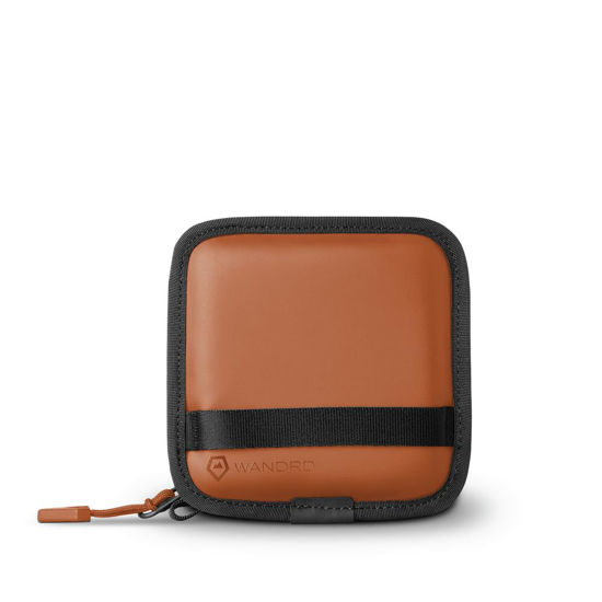 Picture of WANDRD Lens Filter Case - Store 4 Filters in Your Camera Backpack or Camera Case, Protect Photography Accessories from Scratches, Dust & Impact (Sedona Orange)