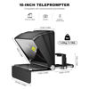 Picture of LENSGO Teleprompter for Camera DSLR/SLR,7.9’’Mini Prompter APP Compatible with iOS/Android for YouTube/Online Teaching/Interview/Live Streaming,Support 24-35MM Wide-Angle Lens Shooting