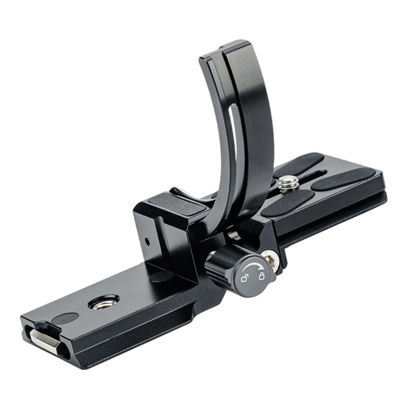 Picture of Fotopro Camera Vertical Bracket, Tripod Mount Ring Lens Mount, Rotatable Collar Mount Plate for DSLR SLR, Fits Plate for Arca Type, Supporting 64.8mm Lens Horizontal and Vertical Shooting