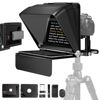 Picture of LENSGO Teleprompter 7.9'' for iPhone Smartphone DSLR/SLR Cameras with Remote Control APP Compatible with iOS/Android for YouTube/Interview/Online Teaching/Live Streaming