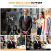Picture of LENSGO Teleprompter 7.9'' for iPhone Smartphone DSLR/SLR Cameras with Remote Control APP Compatible with iOS/Android for YouTube/Interview/Online Teaching/Live Streaming