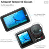 Picture of AMAZEAR Lens Screen Protector Comatible with DJI Osmo Action 5 Pro (2 Sets), Action5 Pro Accessories Tempered Glass Protector OLED Display, Ultra HD, 9H Hardness, Scratch Resistant, Bubble-Free