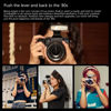 Picture of Godox Lux Junior Retro Camera Flash with Diffuser, Speedlite GN12 6000K±200K CCT, Automatic and Manual Modes 1/1-1/64 Flash Power, 28mm Focal Length for Canon Nikon Sony Fuji Olympus Hot Shoe Cameras