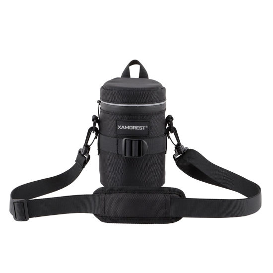 Picture of XAMOREST Camera Lens Case Extra Large Thick lens bag Compatible with Nikon AF-S 24-120MM/24-70MM F2.8G/85MM F1.4G Below 4.13" x 7.28"(D x L)