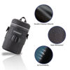 Picture of XAMOREST Camera Lens Case Extra Large Thick lens bag Compatible with Nikon AF-S 24-120MM/24-70MM F2.8G/85MM F1.4G Below 4.13" x 7.28"(D x L)