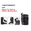Picture of XAMOREST Camera Lens Case Extra Large Thick lens bag Compatible with Nikon AF-S 24-120MM/24-70MM F2.8G/85MM F1.4G Below 4.13" x 7.28"(D x L)